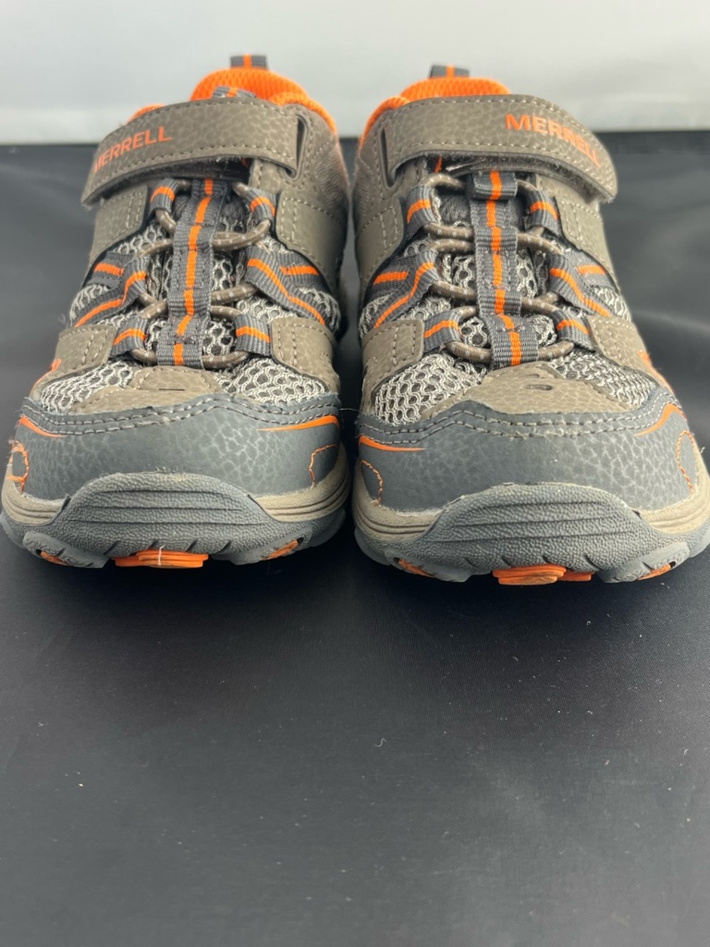Merrell Kids Gray and Orange Trail Chaser Sneakers size 11.5 - Picture 5 of 8